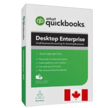 Intuit QuickBooks Desktop Enterprise Solutions Accountant 23.0 For Windows (Canadian Version)