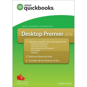 Intuit QuickBooks Desktop Premier Accountant Edition 2018 Lifetime For Windows (US Version) 