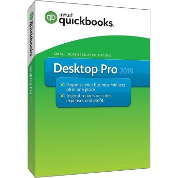 Intuit QuickBooks Desktop Pro 2018 Lifetime For Windows (US Version) 