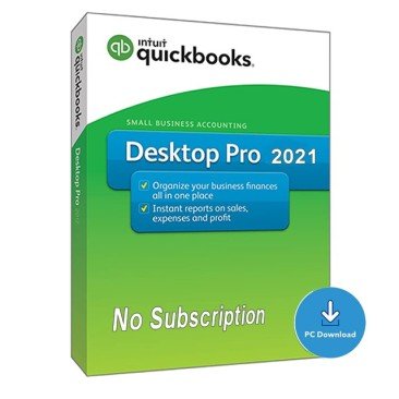 Intuit QuickBooks Desktop Pro 2021 Lifetime For Windows (US Version)