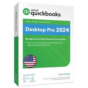 Intuit QuickBooks Desktop Pro 2024 Lifetime For Windows (US Version)