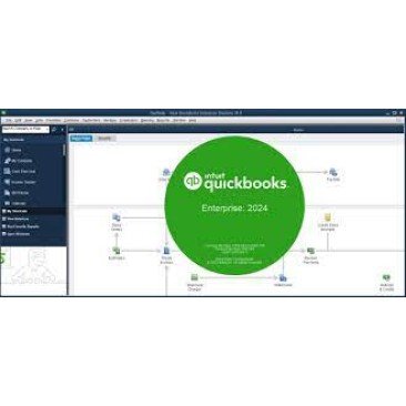 Intuit QuickBooks Desktop Enterprise Solutions 24.0 (2024) Lifetime For Windows (US Version) 