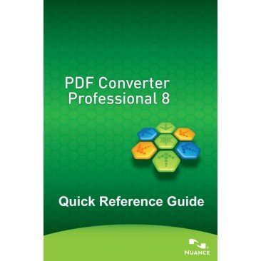 Nuance PDF Converter Pro/Enterprise 8.0 For Windows