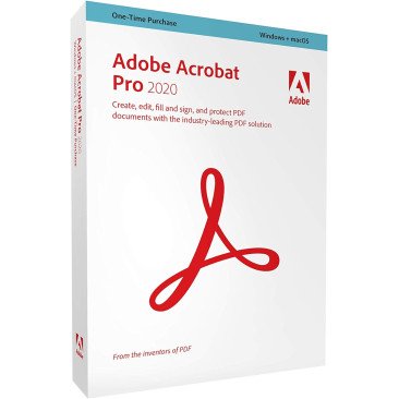 Adobe Acrobat Pro 2020 For Windows Lifetime