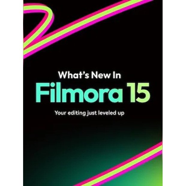 Wondershare Filmora 15 Video Editor For Windows Lifetime 1 PC License Key